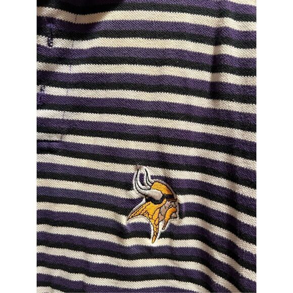 Minnesota Vikings 1998 Striped Shirt Size Medium - Picture 4 of 9